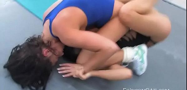  Teri vs Melissa lesbian wrestling